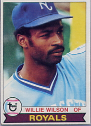 1979 Topps Baseball Cards      409     Willie Wilson RC